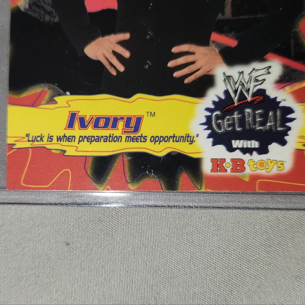 IVORY - 2001 Fleer -  WWF Get Real With KB - TRADING CARD